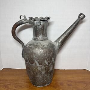Antique Copper Water Pitcher